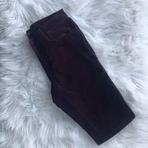 LOFT modern skinny corduroy pants